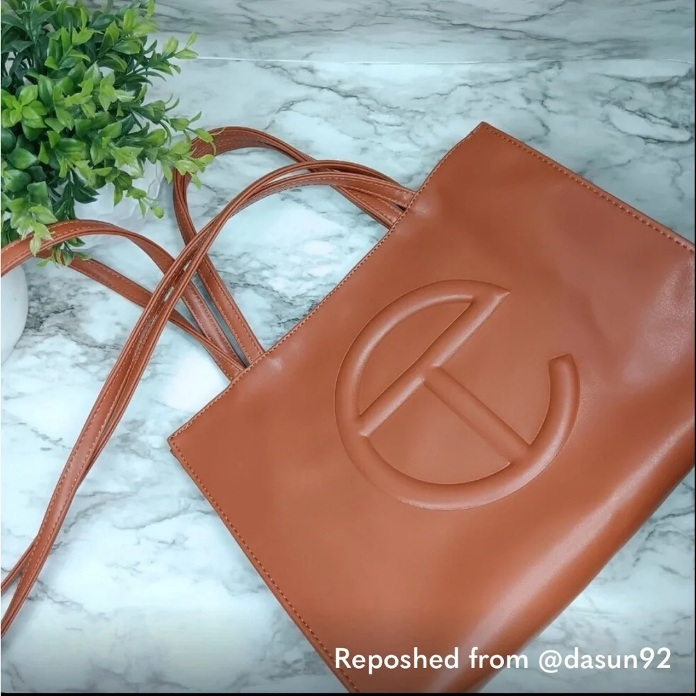 Telfar Medium Shopping Bag- Tan - Picture 2 of 10